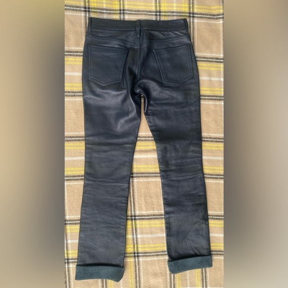 First Classics Classic Leather Gear Black Straight Fit Leather Pants - Picture 3 of 6